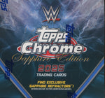 2025 Topps WWE Chrome Sapphire Edition Hobby, 10 Box Case