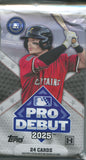 2025 Topps Pro Debut Baseball Hobby Jumbo, Pack