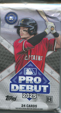 2025 Topps Pro Debut Baseball Hobby Jumbo, Pack