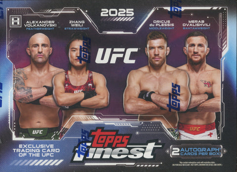 2025 Topps UFC Finest Hobby, Box *RELEASES 11/7*