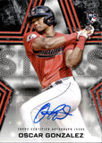 2023 Oscar Gonzalez Topps Series 1 ROOKIE BLACK BASEBALL STARS AUTO 031/199 AUTOGRAPH #BSA-OG Cleveland Guardians