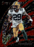 2025 Xavier McKinney Panini Select CLUB LEVEL RED DISCO PRIZM 26/49 #266 Green Bay Packers