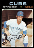 1971 Hoyt Wilhelm Topps #248 Chicago Cubs BV$50