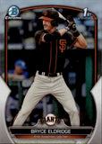 2023 Bryce Eldridge Bowman Draft 1ST BOWMAN CHROME REFRACTOR #BDC-107 San Francisco Giants