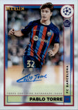 2022-23 Pablo Torre Topps Merlin UCC ROOKIE AUTOGRAPH RC AUTO #AC-PT FC Barcelona