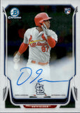 2014 Oscar Taveras Bowman Chrome AUTOGRAPH ROOKIE AUTO RC #BCAR-OT St. Louis Cardinals