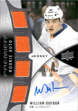 2023-24 William Dufour Upper Deck Premier ROOKIE AUTO JERSEY 17/99 RC AUTO #PRA-DU New York Islanders