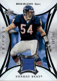 2007 Brian Urlacher Upper Deck Trilogy SUNDAY BEST GAME-USED JERSEY 164/199 #SB-BU Chicago Bears