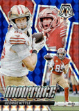 2024 George Kittle Panini Mosaic MONTAGE BLUE PRIZM 14/99 #M-12 San Francisco 49ers