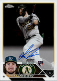 2023 Shea Langeliers Topps Chrome ROOKIE AUTOGRAPH RC AUTO #RA-SL Oakland A's