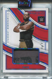 2024 Omos Panini Immaculate Collection STANDOUT MEMORABILIA PLATINUM BLUE SHIRT 1/1 ONE OF ONE RELIC #SS-OMS Monday Night Raw