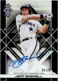 2025 Jeff Bagwell Topps Transcendent ICONS CHROME AUTOGRAPH 24/25 AUTO #TAIC-BAG Houston Astros