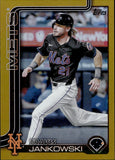2025 Travis Jankowski Topps Update GOLD FOIL 33/50 #US74 New York Mets