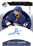 2025-26 Marshall Warren Upper Deck SP Authentic FUTURE WATCH ROOKIE AUTOGRAPH 245/999 RC AUTO #FW-MW New York Islanders