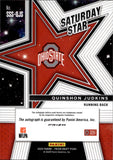 2025 Quinshon Judkins Panini Prizm Draft Picks SATURDAY STAR SIGNATURES PRISM ROOKIE AUTOGRAPH RC AUTO #SSS-QJS Ohio State Buckeyes Cleveland Browns
