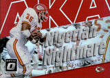 2017 Christian Okoye Panini Donruss. Optic AKA NIGERIAN NIGHTMARE RED PRIZM 93/99 #12 Kansas City Chiefs