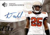 2008 Aqib Talib Upper Deck SP Authentic ROOKIE SIGNATURES AUTOGRAPH RC AUTO #158 Tampa Bay Buccaneers