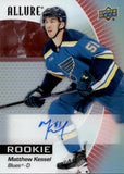 2023-24 Matthew Kessel Upper Deck Allure ROOKIE RED RAINBOW AUTO RC AUTOGRAPH #124 St. Louis Blues