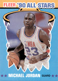 1990-91 Michael Jordan Fleer '90 ALL-STARS #5 Chicago Bulls