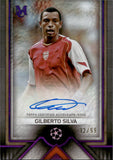 2023-24 Gilberto Silva Topps Museum Collection UEFA Champions League ARCHIVAL AUTOGRAPH 32/99 #AA-GS3 FC ARSENAL FC