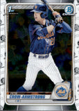 2020 Pete Crow-Armstrong Bowman Draft 1ST BOWMAN CHROME #BD-72 New York Mets