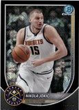 2025-26 Nikola Jokic Bowman Chrome BLACK MOJO REFRACTOR 10/10 #BCV-100 Denver Nuggets