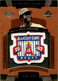 2004 Lou Brock Upper Deck Sweet Spot Classic SOUVENIR LOGO PATCH 136/230  #SSP-BR St. Louis Cardinals *SURFACE DAMAGE*
