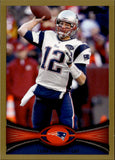2012 Tom Brady Topps GOLD 1738/2012 #440 New England Patriots