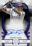 2026 Sammy Sosa Topps Tribute AUTOGRAPH PURPLE 33/75 AUTO #TA-SSO Chicago Cubs