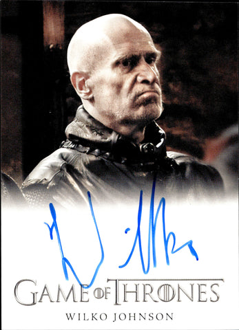 2022 Wilko Johnson as Ser Ilyn Payne Rittenhouse Game of Thrones The Complete Series 2 FULL BLEED AUTO AUTOGRAPH #NNO 1