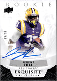 2013 Jeremy Hill Upper Deck Exquisite Collection ROOKIE AUTOGRAPH 99/99 RC AUTO #ER-HJ LSU Tigers