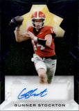 2025 Gunner Stockton Leaf Trinity CLEAR ACETATE BLUE AUTO 8/35 AUTOGRAPH #CA-GS1 Georgia Bulldogs