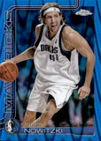 2025-26 Dirk Nowitzki Topps Chrome BLUE RAYWAVE REFRACTOR 87/150 #246 Dallas Mavericks