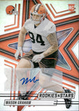2025 Mason Graham Panini Rookies & Stars ROOKIE AUTOGRAPH RC AUTO #156 Cleveland Browns