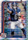 2025 Jaxson Dart Topps Chrome PULSAR REFRACTOR ROOKIE RC #306 New York Giants