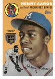 2020 Hank Aaron Topps SERIES ONE ROOKIE CARD RETROSPECTIVE RC LOGO MEDALLION CARD #RCR-HA Milwaukee Braves