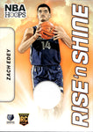 2024-25 Zach Edey Panini NBA Hoops RISE' n SHINE ROOKIE JERSEY RELIC #RSM-ZEG Memphis Grizzlies
