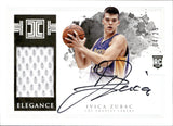 2016-17 Ivica Zubac Panini Impeccable ELEGANCE ROOKIE JERSEY AUTOGRAPH 4/25 AUTO #160 Los Angeles Lakers