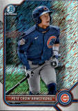 2022 Pete Crow-Armstrong Bowman Chrome Prospects SHIMMER REFRACTOR #BCP-198 Chicago Cubs