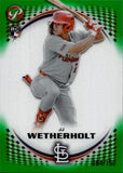 2026 JJ Wetherholt Topps Pristine GREEN REFRACTOR ROOKIE 64/150 RC #187 St. Louis Cardinals