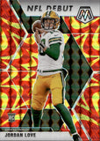 2020 Jordan Love Panini Mosaic REACTIVE GOLD PRIZM ROOKIE RC #264 Green Bay Packers