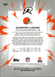 2025 Quinshon Judkins Topps Resurgence AQUA SURGE ROOKIE AUTOGRAPH 125/250 RC AUTO #122 Cleveland Browns