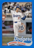 2024 Shohei Ohtani Topps Update 1989 DESIGN BLUE ORDER #89US-12 Los Angeles Dodgers *NRMT*