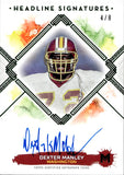 2024 Dexter Manley Topps Motif HEADLINE SIGNATURES AUTOGRAPH 4/8 AUTO #HS-DM Washington Redskins