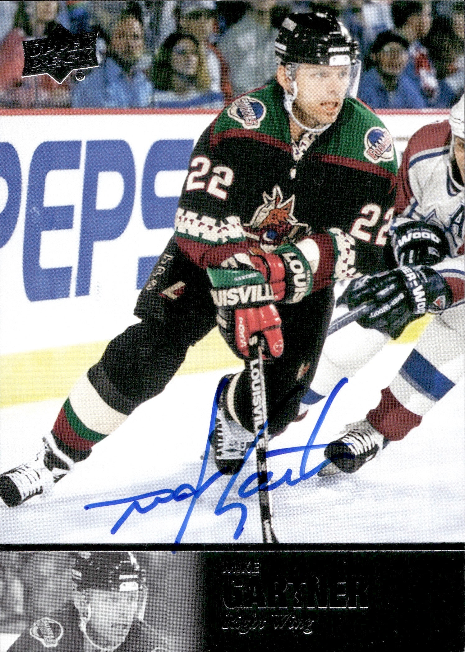 Mike Gartner Signed NHL Hockey Photo New York Rangers Autographed