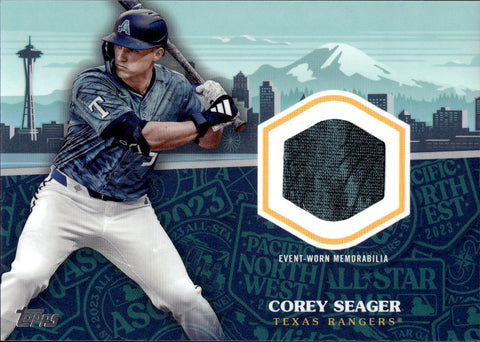 2023 Corey Seager Topps Update ALL-STAR STITCHES JERSEY RELIC #ASR-CS Texas Rangers