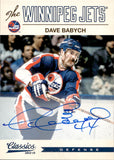 2012-13 Dave Babych Panini Classics Signatures AUTOGRAPH AUTO #146 Winnipeg Jets 2