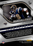 2025 Marshall Faulk Panini Prizm Black SILVER PRIZM SIGNATURES AUTOGRAPH AUTO #140 St. Louis Rams
