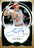 2026 Scott Rolen Topps Tiere One PRIME PERFORMERS GREEN FOIL AUTOGRAPH 21/25 AUTO #PPA-SR St. Louis Cardinals