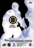 2021-22 Jeremy Swayman Upper Deck Series 2 ROOKIE BREAKOUTS 74/100 RC #RB12 Boston Bruins